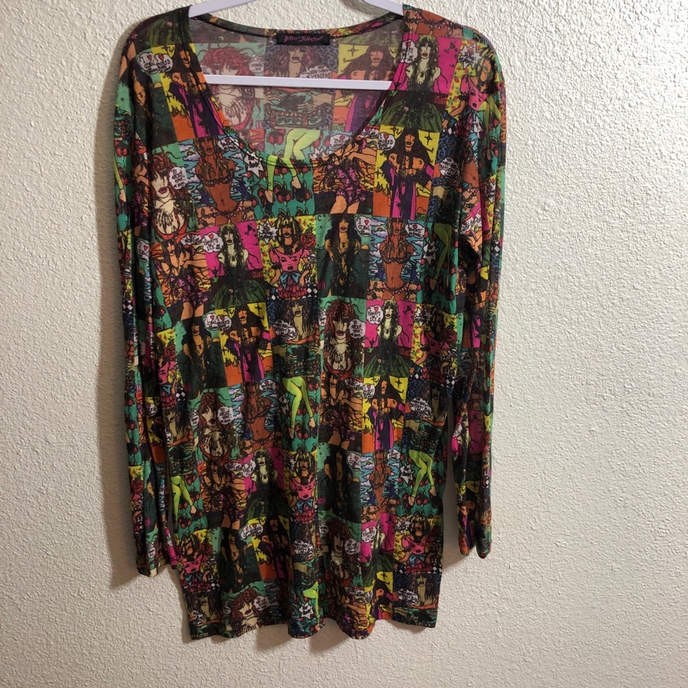 Betsey Johnson Oversized T-Shirt Dress